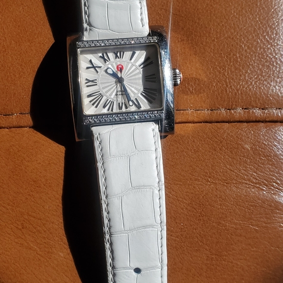 Michele Diamond Watch with 4 additional Bands - Picture 3 of 16